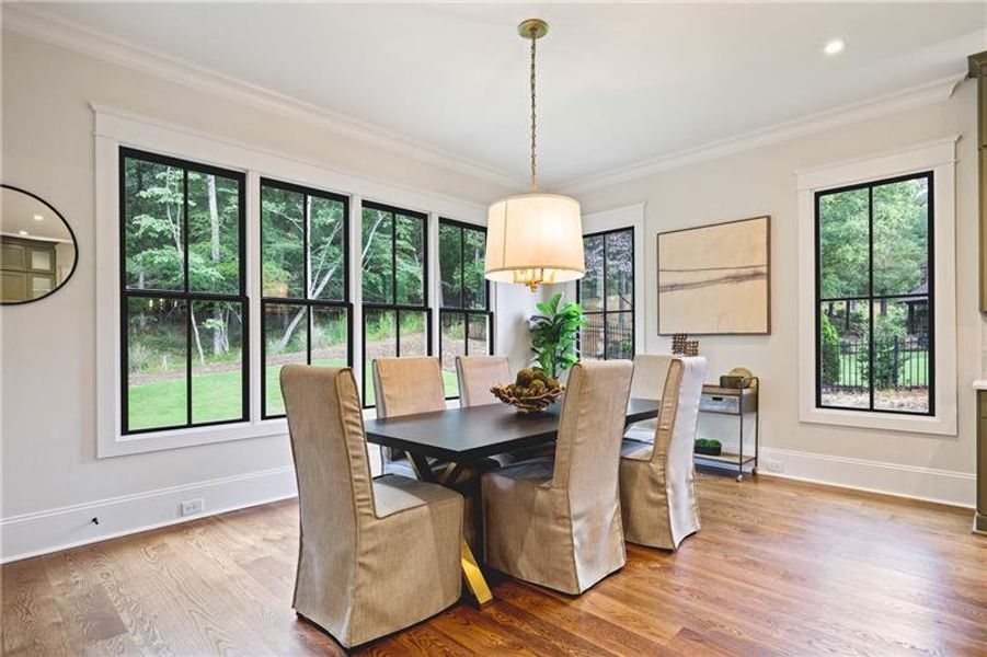 Furnished interior view inside a new home in The Reserve At Governors Towne Club, Acworth (Image 37).
