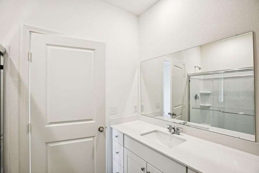 Furnished interior view inside a new home in Willow Springs, Buda (Image 10).
