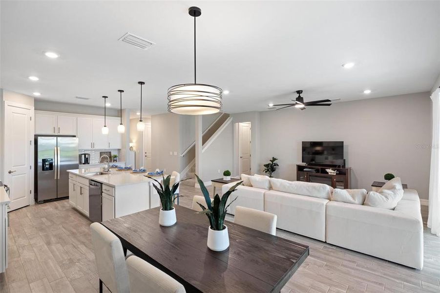 Furnished interior view inside a new home in , North Port (Image 34).