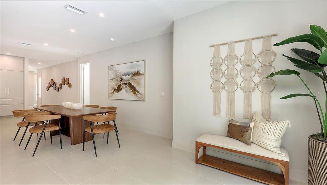 Furnished interior view inside a new home in , Sarasota (Image 8).