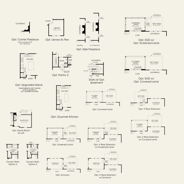 2D floor plan layout for the Newberry by Pulte Homes in Kinsdale, Lancaster, SC (Image 4).