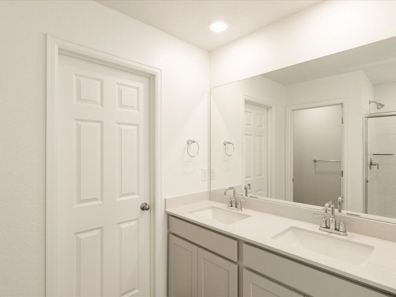 Furnished interior view inside a new home in Lake Bluff, Greeley (Image 6).