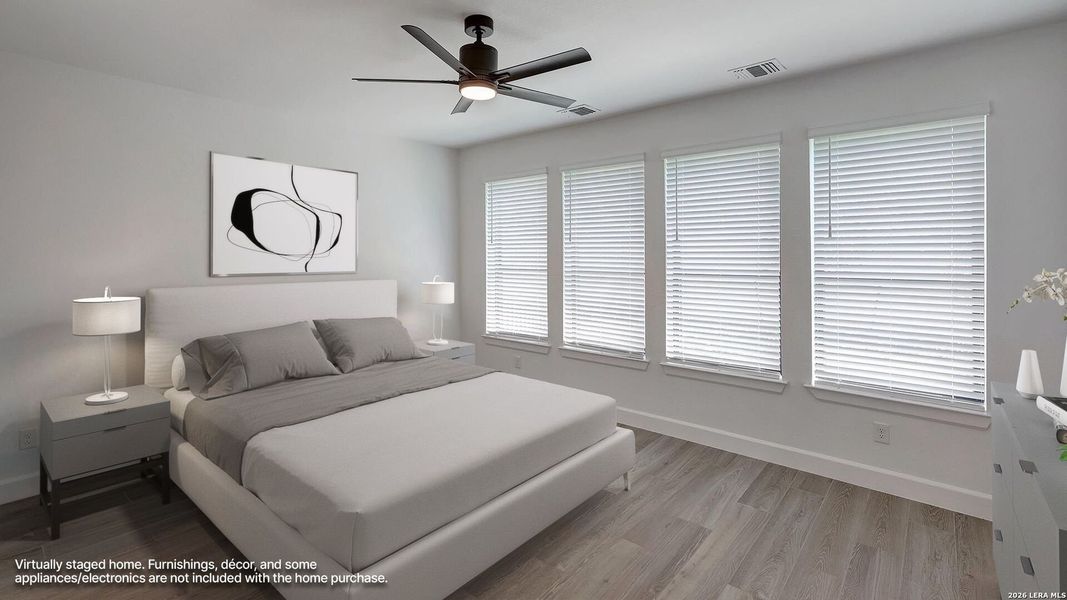 Furnished interior view inside a new home in The Dominion, San Antonio (Image 12).