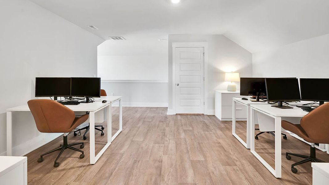Furnished interior view inside a new home in Indigo Preserve, Leland (Image 27).