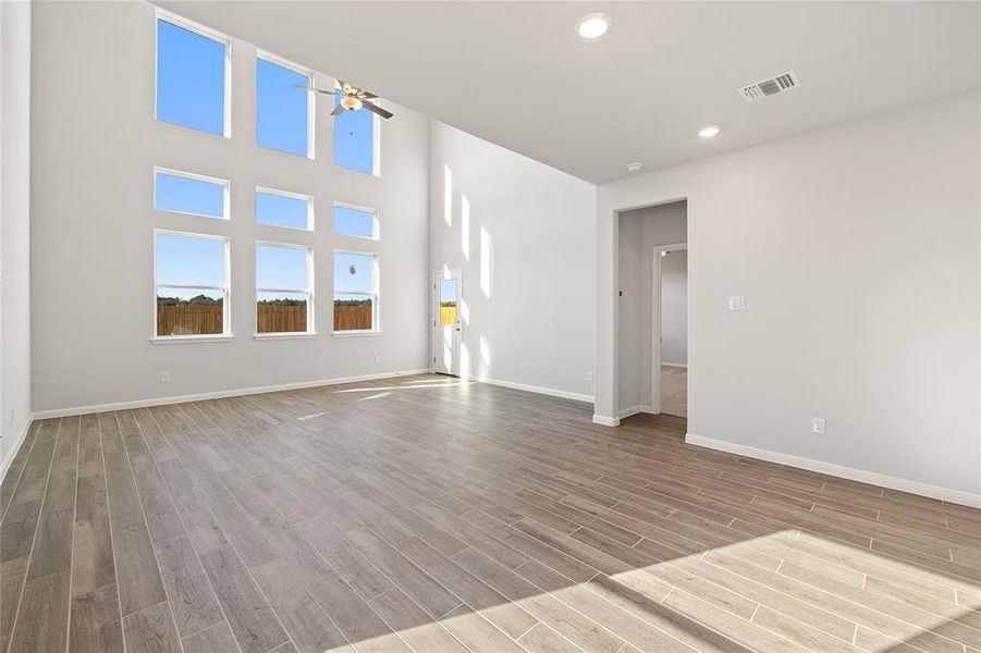 Representative unfurnished interior of a home built from the Nathan 2833 S by Saratoga Homes in Lakeside at Tessera on Lake Travis, Meadowlakes (Image 5). Representative unfurnished interior of a home built from the Nathan 2833 S by Saratoga Homes in Lakeside at Tessera on Lake Travis, Meadowlakes (Image 5).