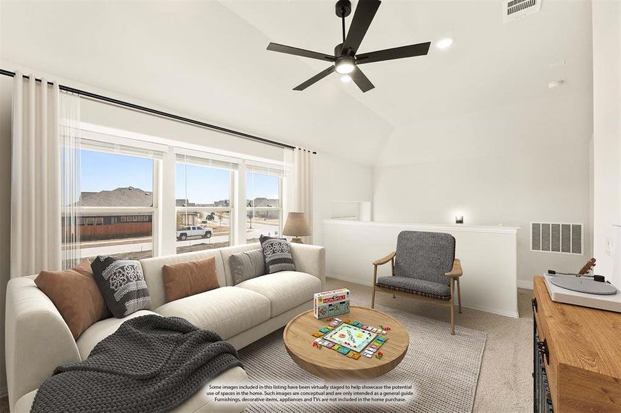 Furnished interior view inside a new home in Heartland Classic 60, Crandall (Image 6). Furnished interior view inside a new home in Heartland Classic 60, Crandall (Image 6).