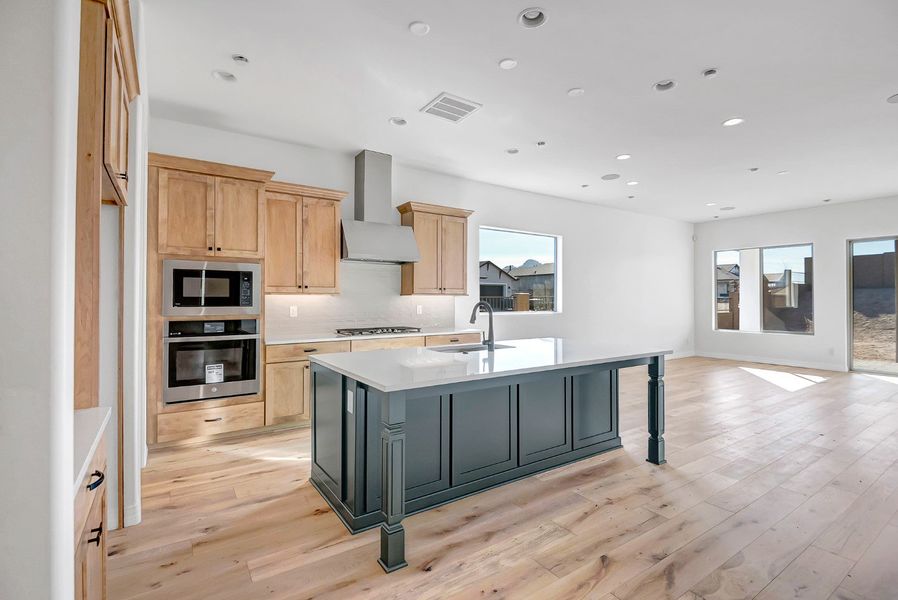 Furnished interior view inside a new home in Horizon at The Dells, Prescott (Image 6). Furnished interior view inside a new home in Horizon at The Dells, Prescott (Image 6).