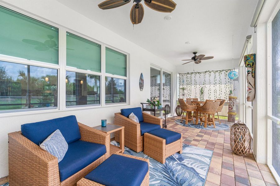 Furnished interior view inside a new home in , Port St. Lucie (Image 27).