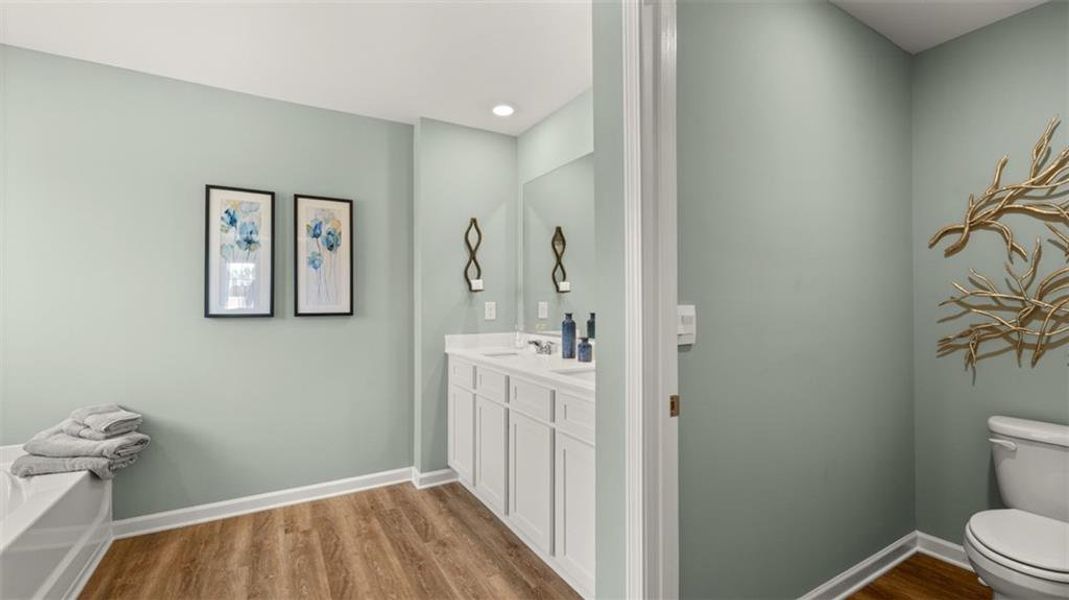 Furnished interior view inside a new home in Shoal Creek, Hampton (Image 18).