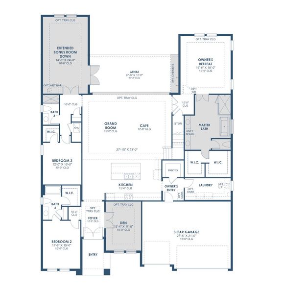2D floor plan layout of this home in Crestwood Estates, Valrico, FL (Image 3). 2D floor plan layout of this home in Crestwood Estates, Valrico, FL (Image 3).