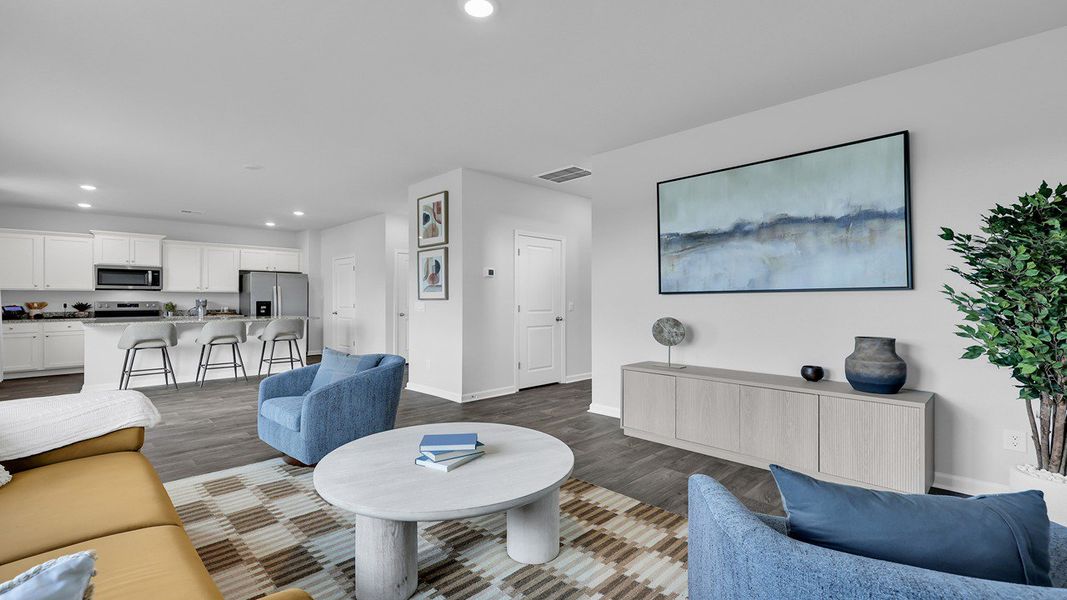 Furnished interior view inside a new home in Havenwood, North Charleston (Image 15).
