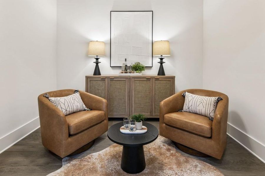 Furnished interior view inside a new home in , Alpharetta (Image 13).