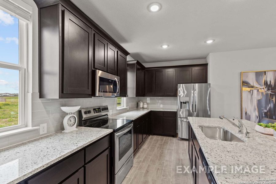 Furnished interior view inside a new home in Hannah Heights, Seguin (Image 24).