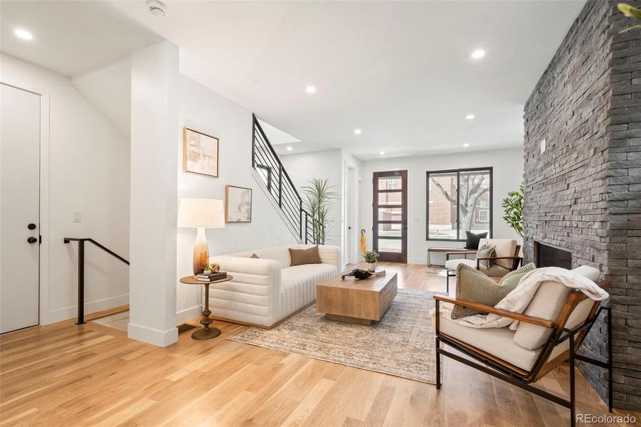 Furnished interior view inside a new home in , Denver (Image 7).