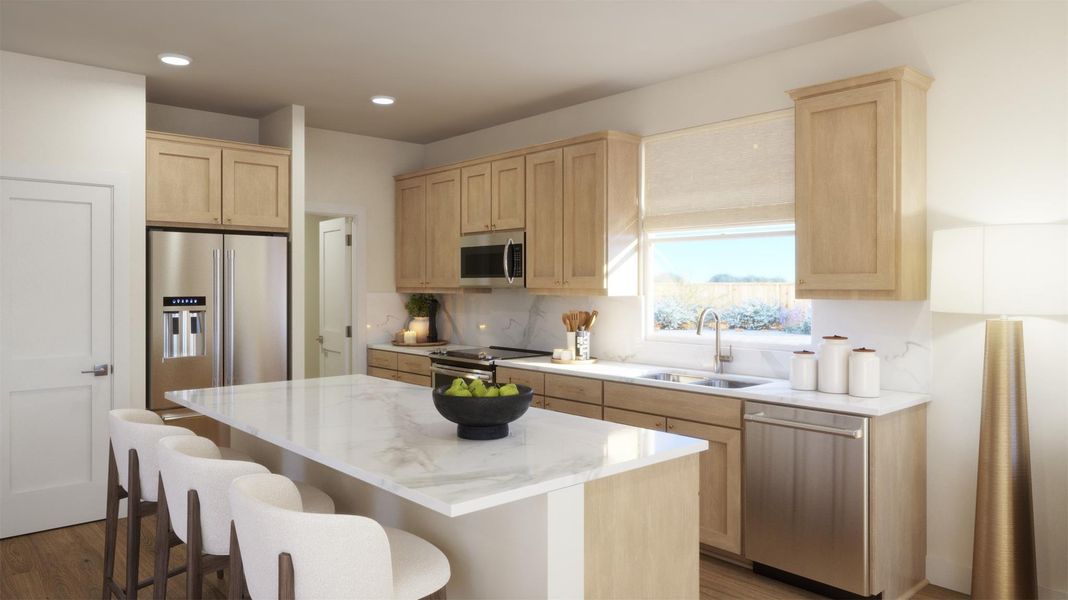 Furnished interior view inside a new home in , Kyle (Image 4).