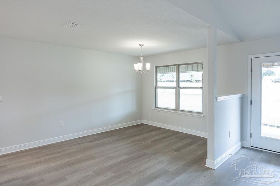 Representative unfurnished interior of a home built from the Plan 2751 by Adams Homes in Pecan Valley, Cantonment (Image 15).