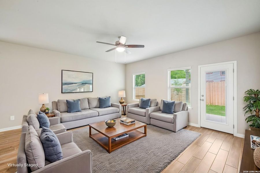 Furnished interior view inside a new home in Royal Crest, San Antonio (Image 15).