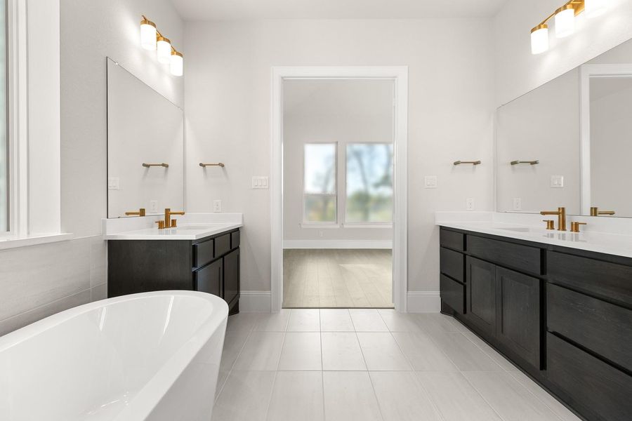 Furnished interior view inside a new home in Fulshear Lakes, Fulshear (Image 14). Furnished interior view inside a new home in Fulshear Lakes, Fulshear (Image 14).