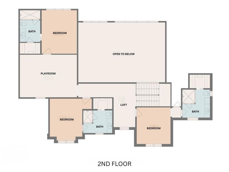 2D floor plan layout of this home in , Dallas, TX (Image 5). 2D floor plan layout of this home in , Dallas, TX (Image 5).