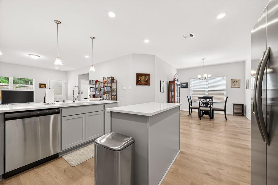 Furnished interior view inside a new home in Mill Creek Trails, Magnolia (Image 14).