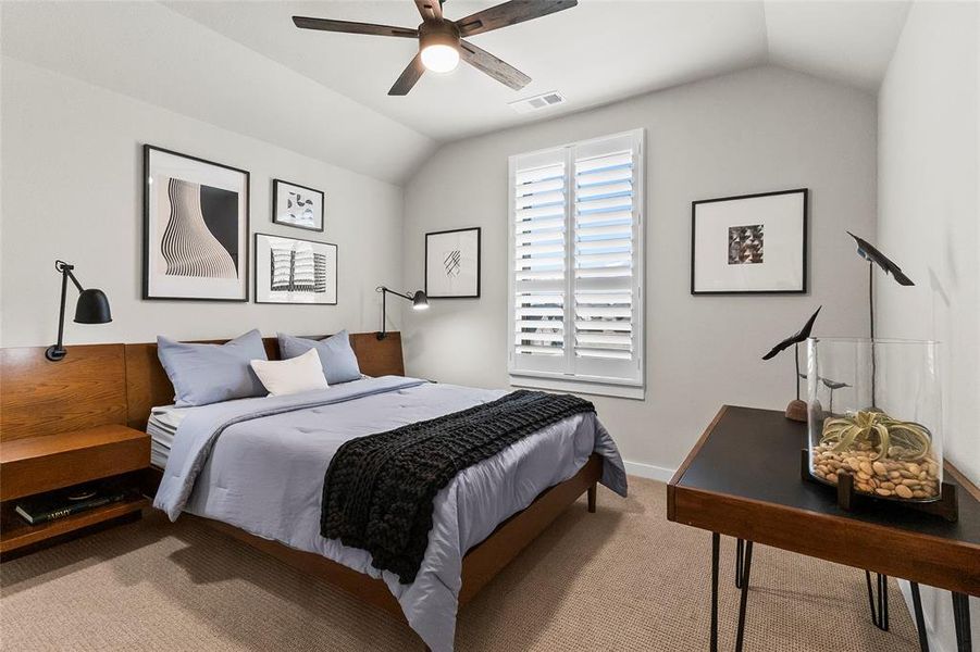 Upstairs bathroom with connecting bath