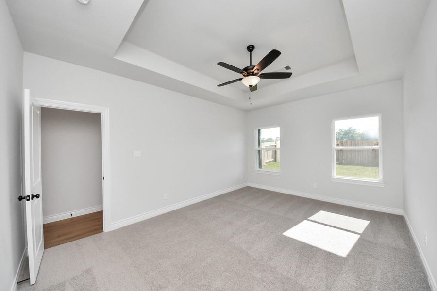 Spacious, unfurnished interior of a new home in Lexington Heights, Willis (Image 29). Spacious, unfurnished interior of a new home in Lexington Heights, Willis (Image 29).