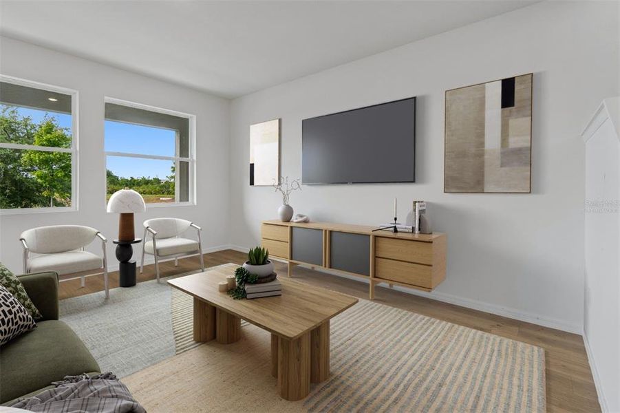 Furnished interior view inside a new home in Persimmon Place – Garden Series, Wesley Chapel (Image 7).