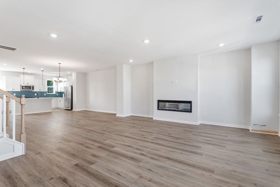 Spacious, unfurnished interior of a new home in Renaissance at White Oak, Garner (Image 17). Spacious, unfurnished interior of a new home in Renaissance at White Oak, Garner (Image 17).