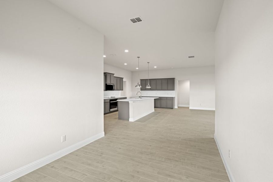 Representative exterior photo of a completed home built from the Walden by Impression Homes in Timberbrook, Justin, TX (Image 12).