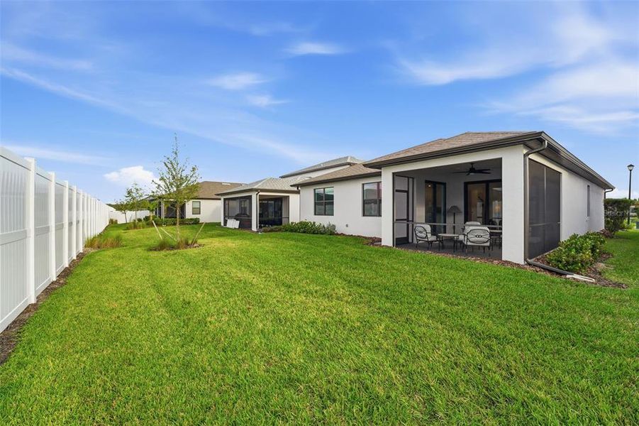 Exterior details and patio area of a home in , North Port (Image 27).