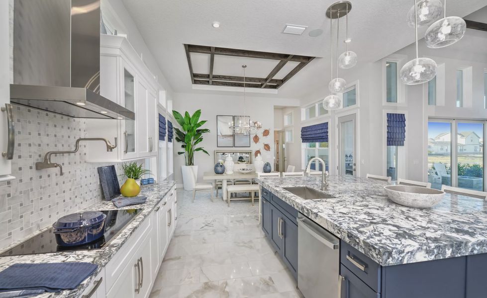 Furnished interior view inside a new home in Laureate Park, Orlando (Image 7).