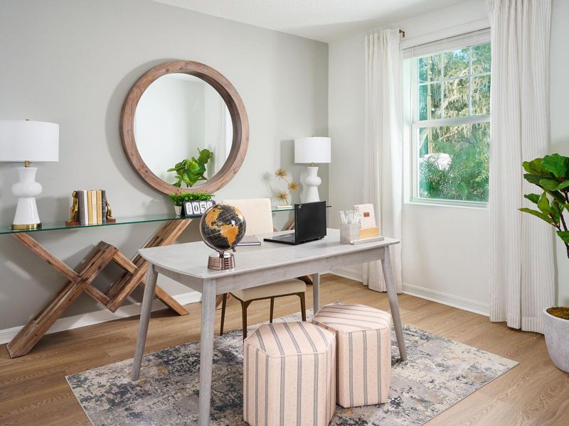 Furnished interior view inside a new home in Meritage Homes at Terra Lago - Classic Series, Indiantown (Image 12).