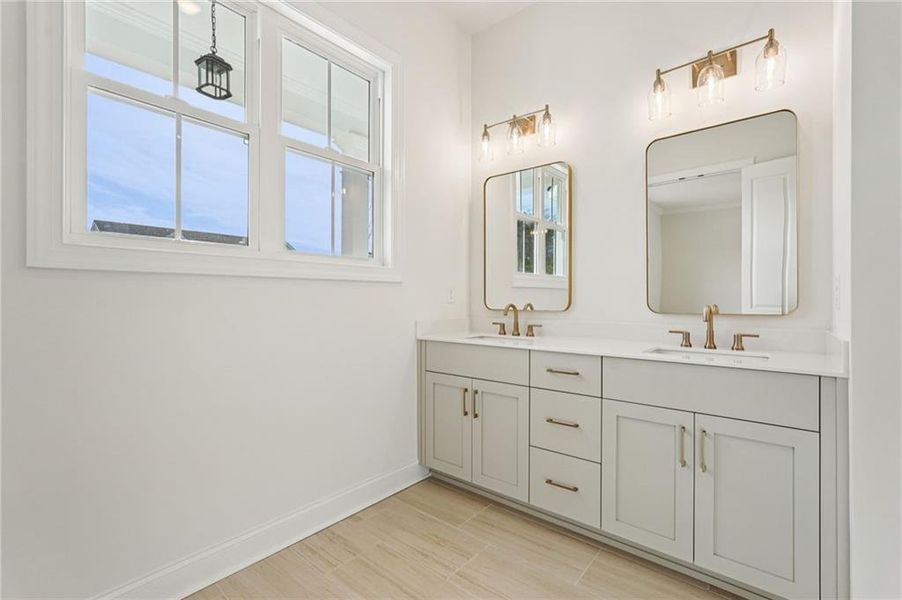 Furnished interior view inside a new home in Promenade at Sawnee Village, Cumming (Image 13).