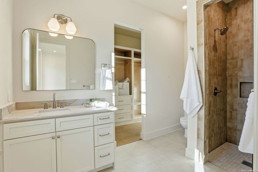 Furnished interior view inside a new home in , Terrell Hills (Image 9).