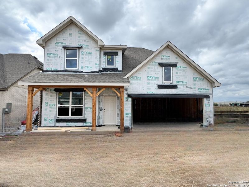 In-progress construction of a new home in , Castroville, TX (Image 18).