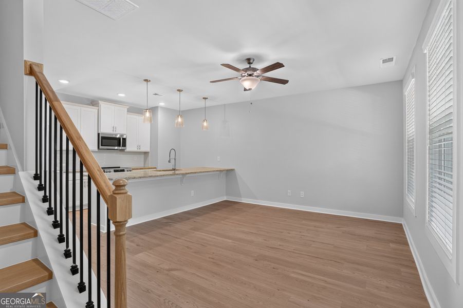 Spacious, unfurnished interior of a new home in The Cottages at East Lanier, Fayetteville (Image 9). Spacious, unfurnished interior of a new home in The Cottages at East Lanier, Fayetteville (Image 9).