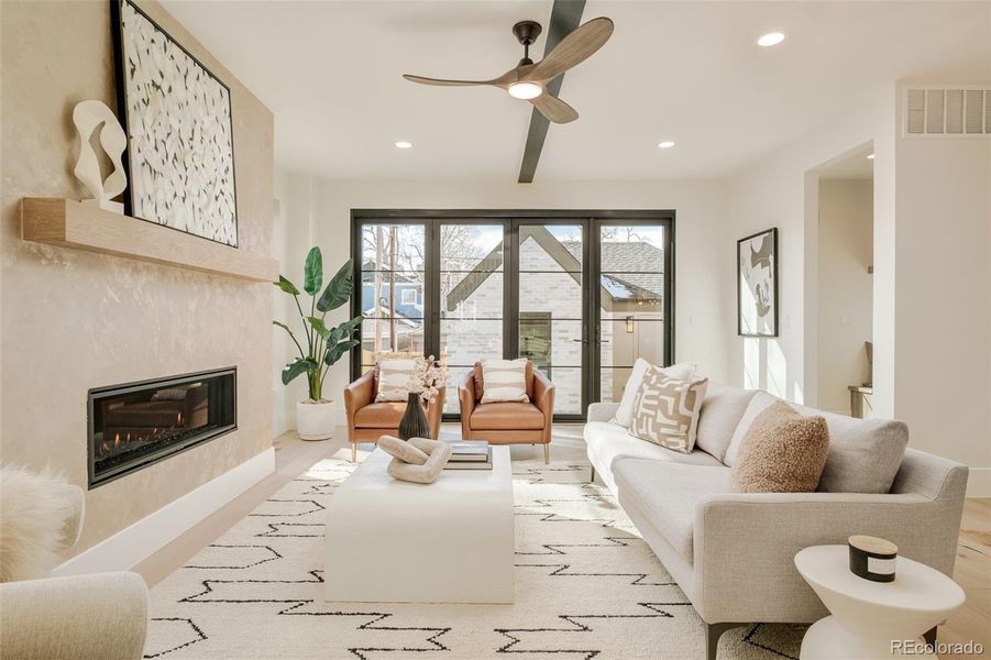 Furnished interior view inside a new home in , Denver (Image 12). Furnished interior view inside a new home in , Denver (Image 12).