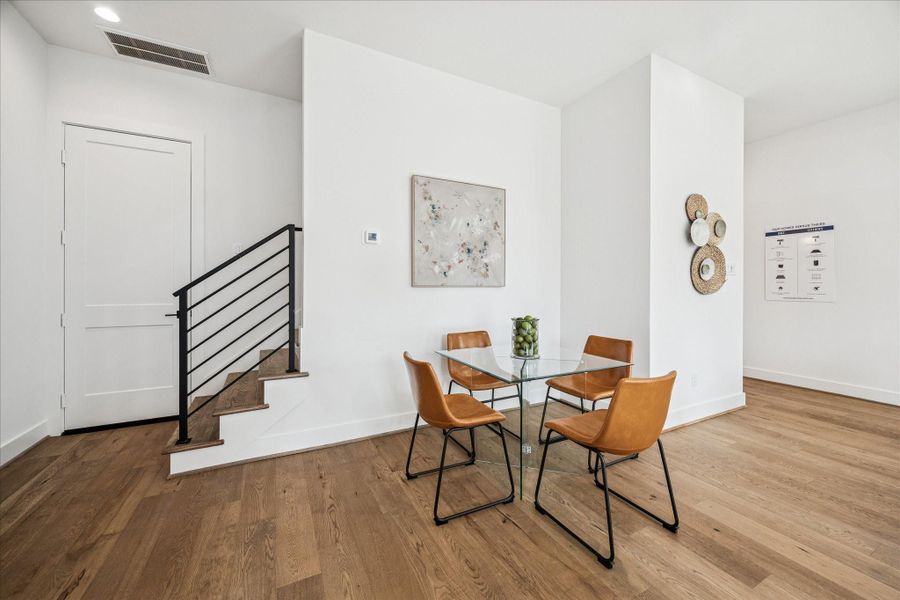 Furnished interior view inside a new home in , Houston (Image 15).