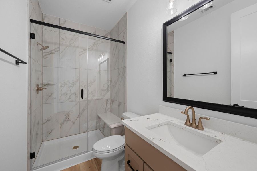 Furnished interior view inside a new home in Artavia, Conroe (Image 11).