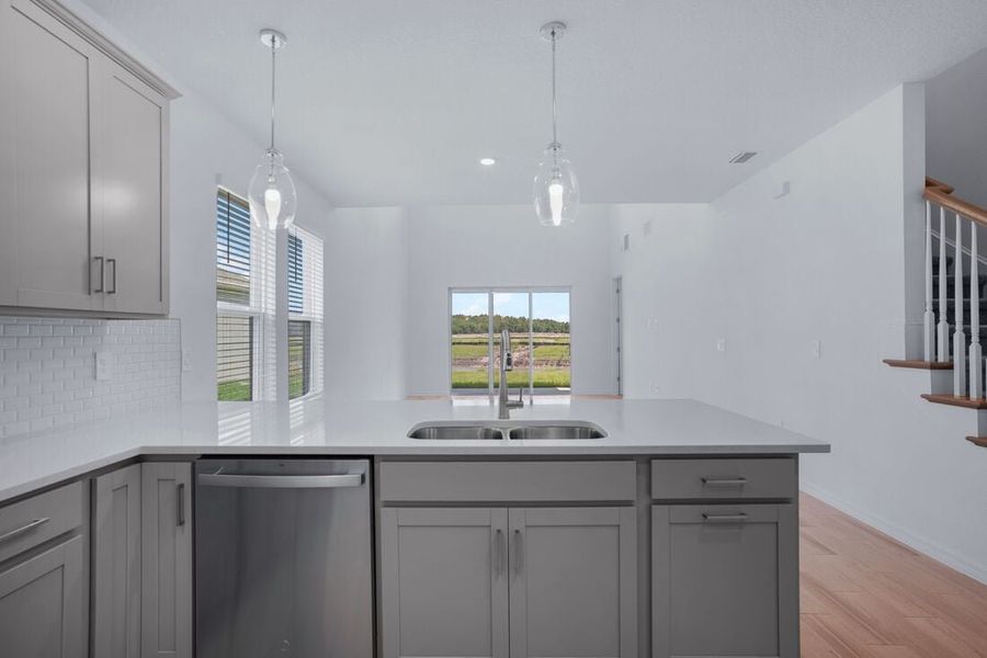 Representative furnished interior of a home built from the Captiva by Taylor Morrison in Indigo Creek, Apollo Beach (Image 11).
