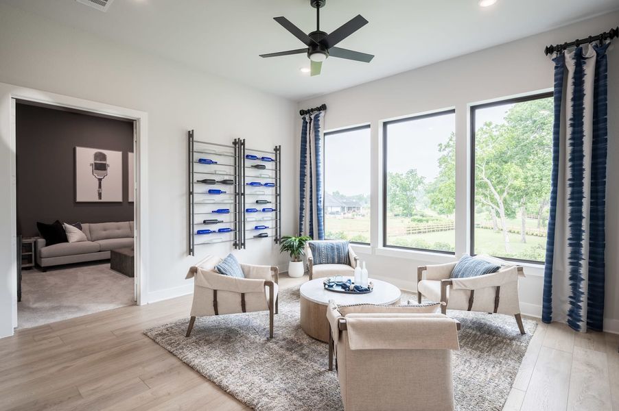 Representative furnished interior of a home built from the Meritage by Tri Pointe Homes in Legacy Grove, Montgomery (Image 8).