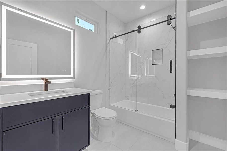 Furnished interior view inside a new home in , Oxford (Image 4).
