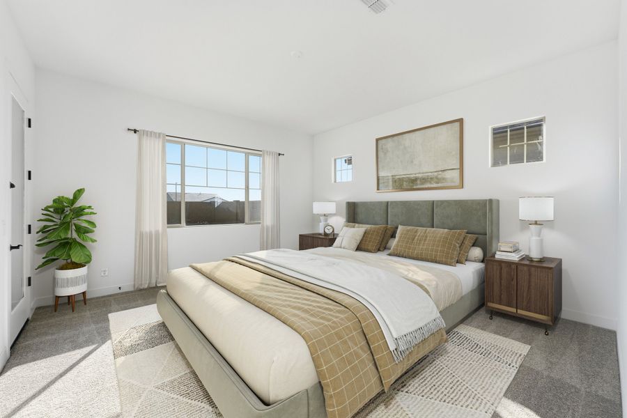 Furnished interior view inside a new home in Ellsworth Ranch, Queen Creek (Image 5).