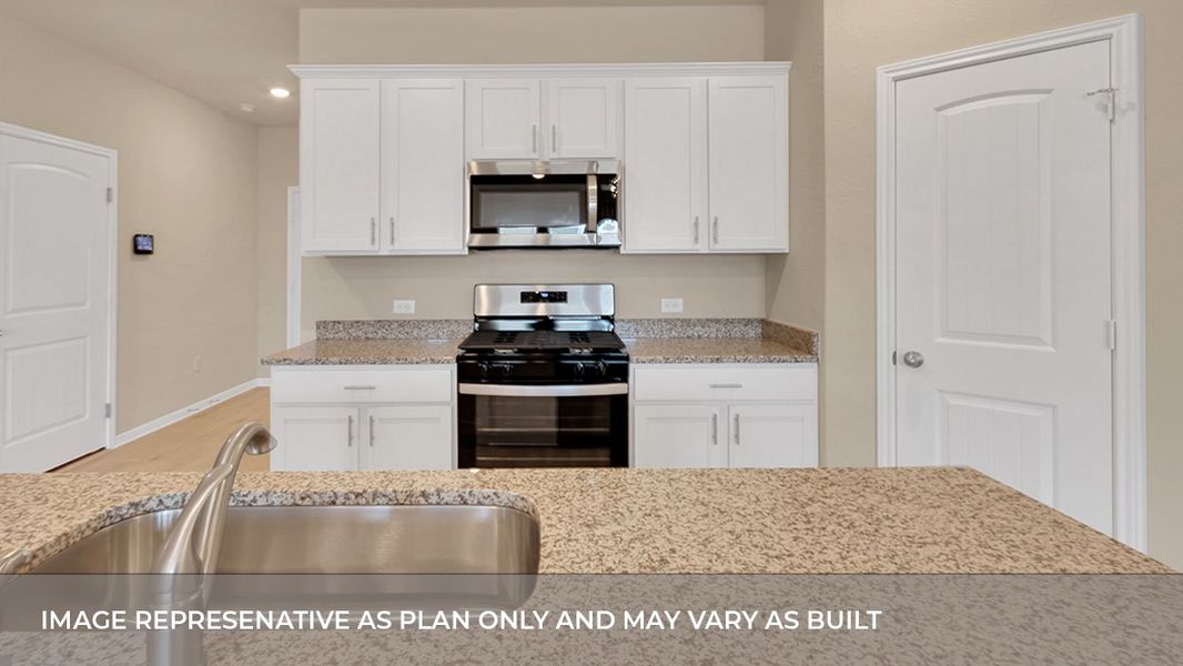 Furnished interior view inside a new home in Bar W Ranch, Leander (Image 7).