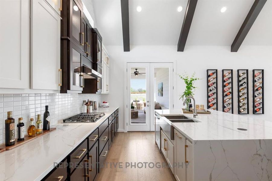 Furnished interior view inside a new home in Waterscape, Royse City (Image 11).