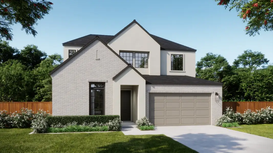 Representative exterior photo of a completed home built from the 4063 by Risewell Homes in Bluff Haven, Georgetown, TX (Image 3).