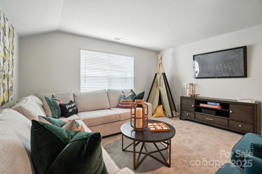 Furnished interior view inside a new home in Waxhaw Landing, Monroe (Image 26).