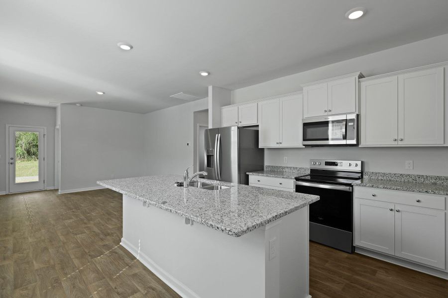 Furnished interior view inside a new home in The Oaks at Center Station, Hollywood (Image 7).