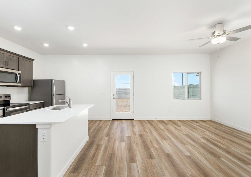 This open-concept floor plan was designed with you and your family in mind.