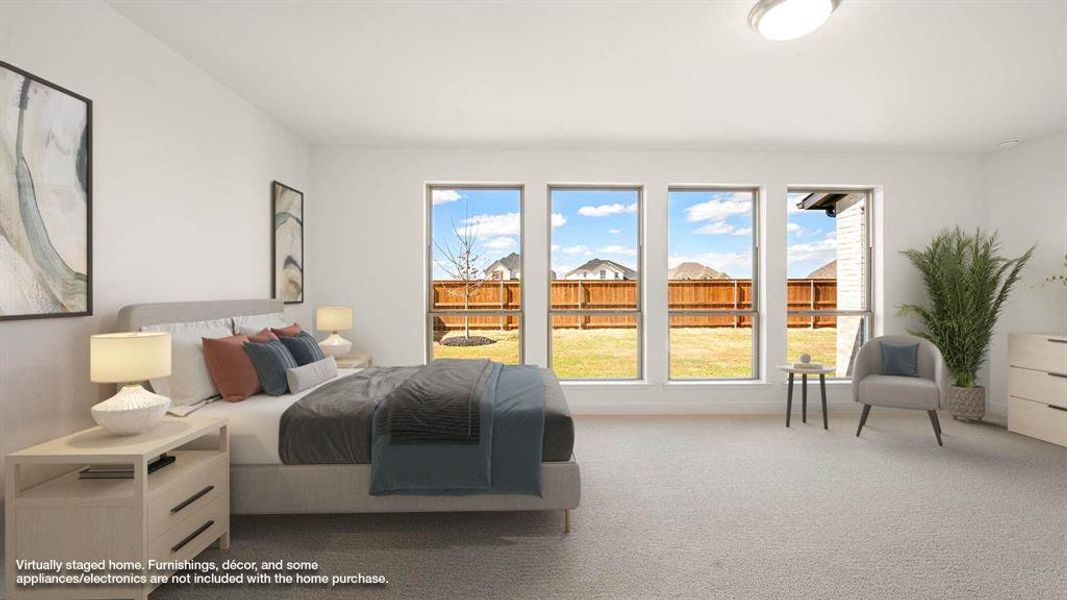 Furnished interior view inside a new home in Cambridge Crossing, Celina (Image 8).